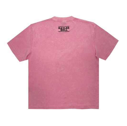 COWBOY CLUB T SHIRT - WASHED PINK