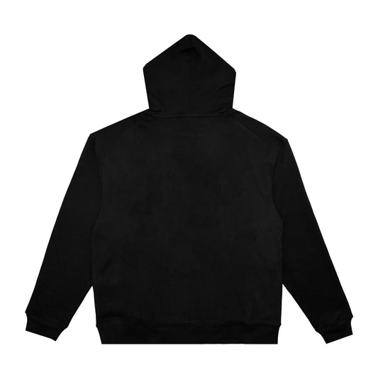 DIAMANTÉ HOODIE - BLACK