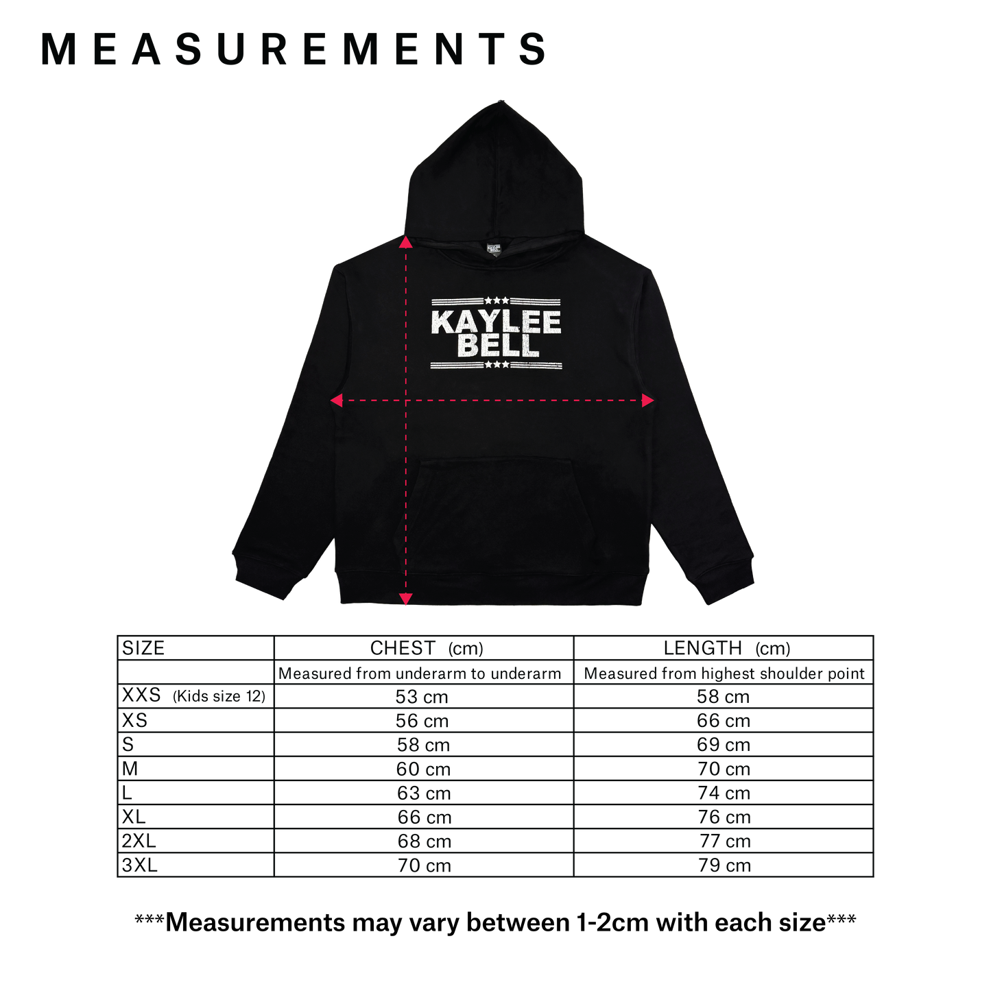 PRE-ORDER - TOUR HOODIE - BLACK