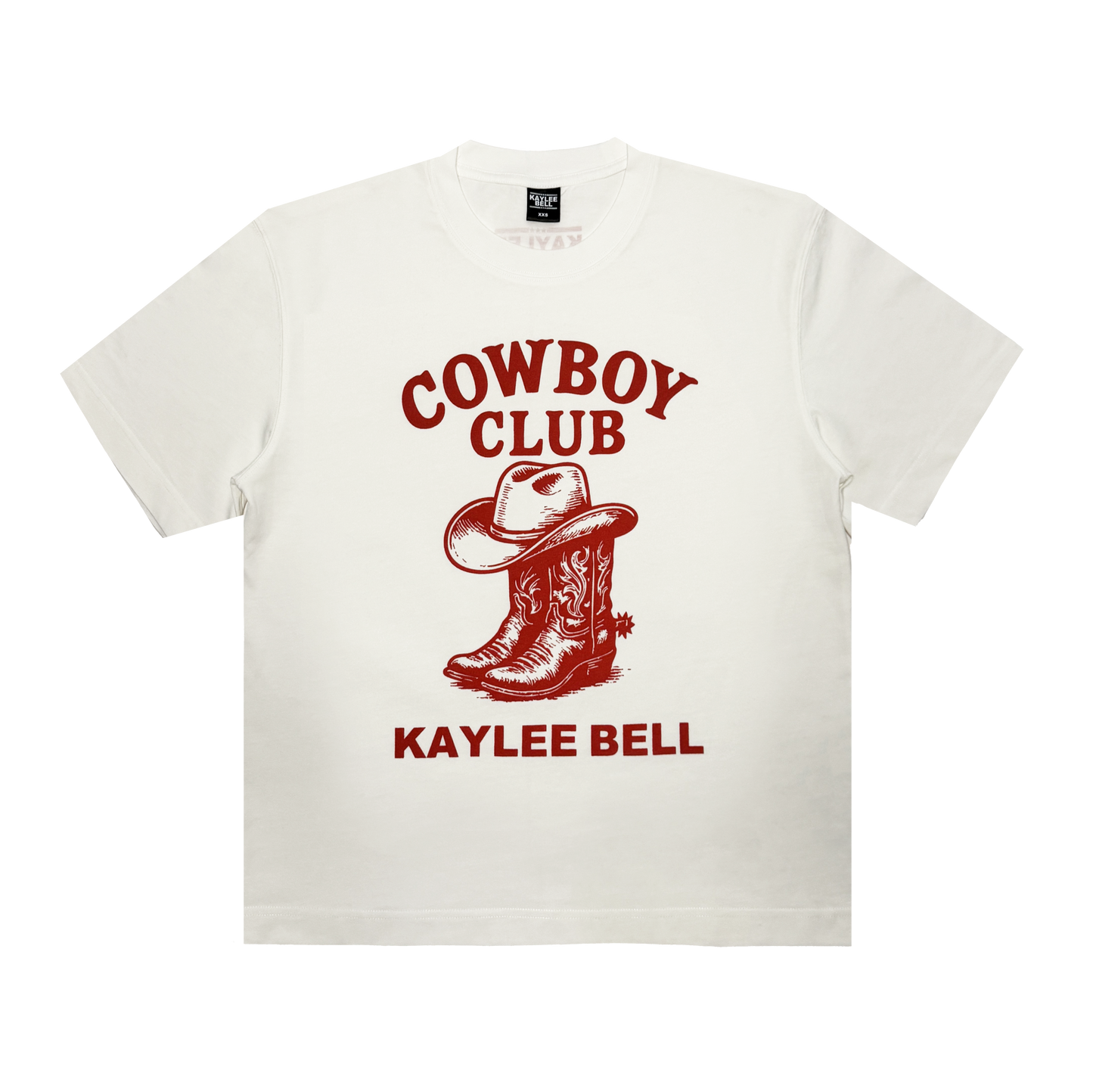 PRE-ORDER - COWBOY CLUB T SHIRT - WHITE