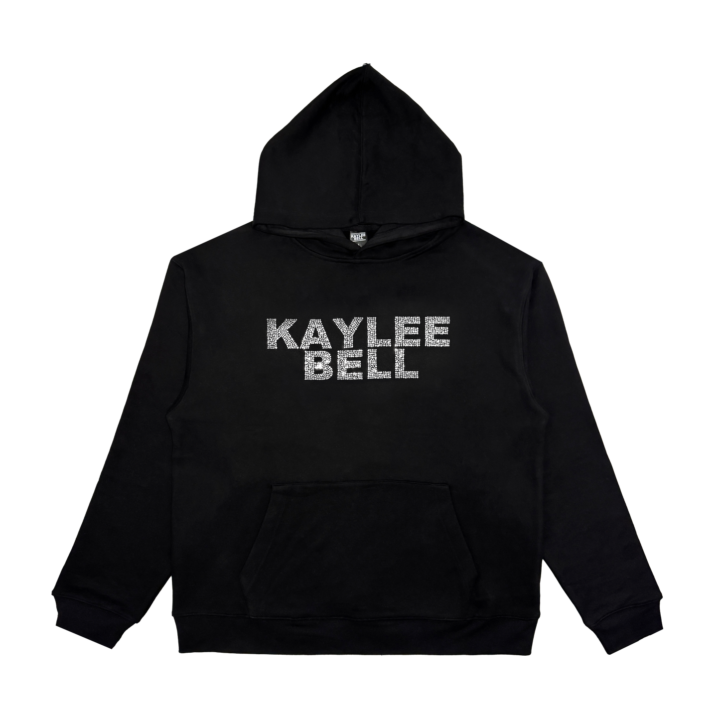 DIAMANTÉ HOODIE - BLACK