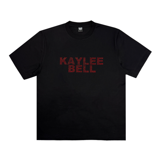 DIAMANTÉ TEE - BLACK
