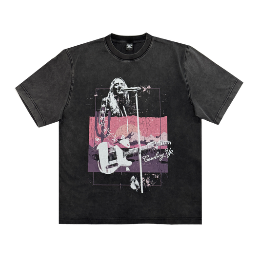 PRE-ORDER - TOUR T SHIRT - CHARCOAL WASH